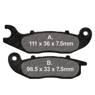pastiglie freno sfac693 ebc organiche