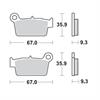 Pastiglie Moto Master TM EN/MX 125 (05-23) posteriori nitro in Motocross