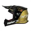 Casco Moto Cross Bambino Swaps S886 Rock'it Full Gaz Nero in Attrezzature e Accessori