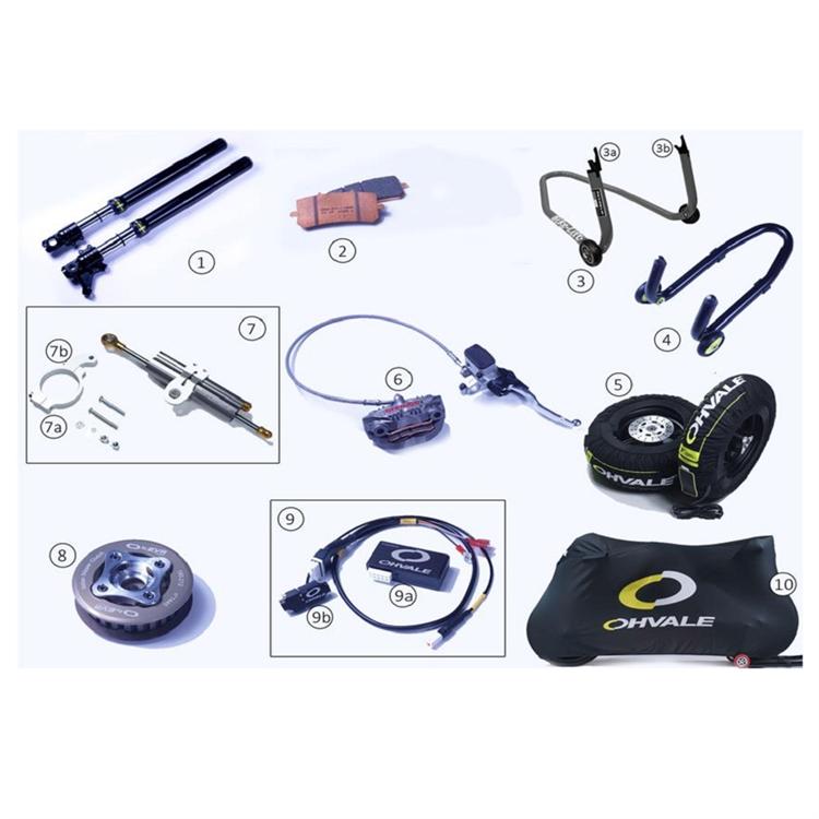 Cavalletto posteriore originale Ohvale GP2 (2021-2025) 