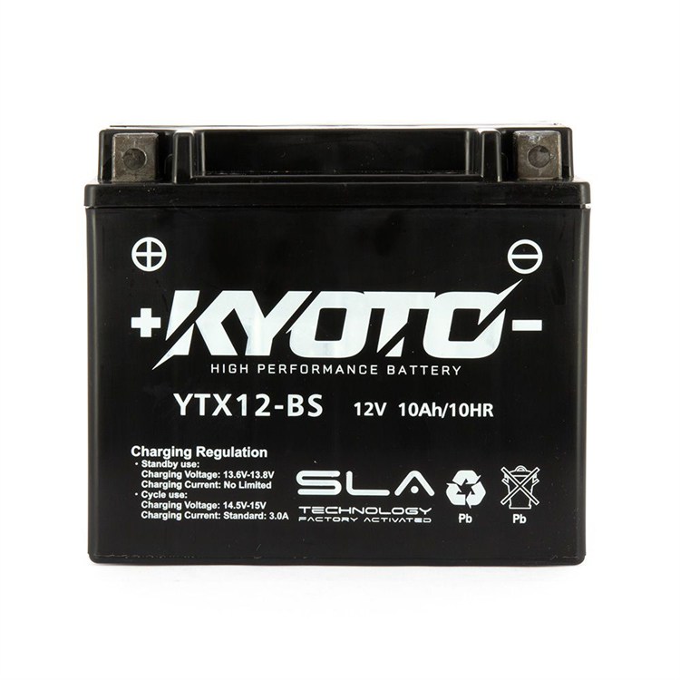 Batteria Kyoto GTX12BS SLA HONDA TRX TM Fourtrax Recon [TM21] 250cc (2002-2010) [Yuasa code YTX12-BS]