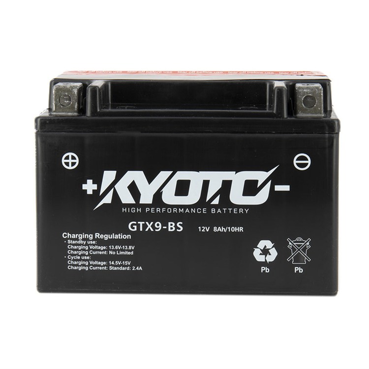 Batteria Kyoto GTX9BS AGM HONDA TRX X Sportrax 400cc 2009-2014 (Yuasa code YTX9-BS)