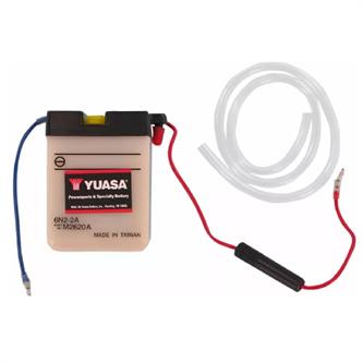 batteria yuasa 6n2 2a honda ca 100 cub 62 65