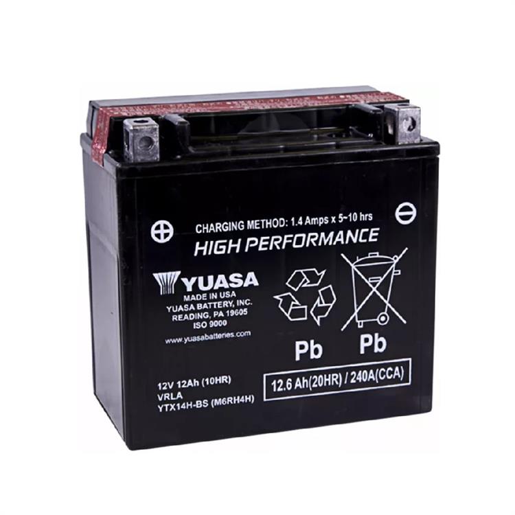 Batteria Yuasa YTX14H-BS Honda TRX 350 D 4X4 Fourtrax Foreman (1987-1989)