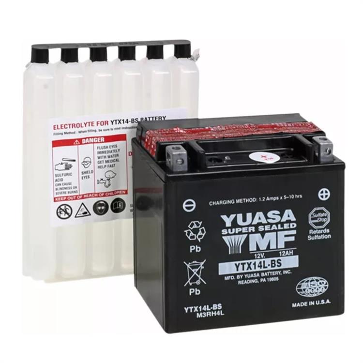 Batteria Yuasa YTX14L-BS Harley Davidson XL 1200 XS ABS Sportster Forty Eight Special (18-19)