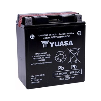 batteria yuasa ytx20ch bs arctic cat textron h1 700 efi 4x4 trv 09 11