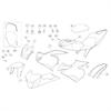 Vasca originale Ohvale GP0 EVO (2022-2025) verniciato in Ricambi Ohvale GP0 EVO