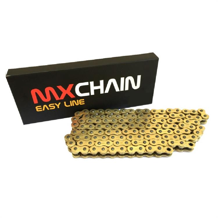 Catena MX Chain 428 economica senza O-RING 140 maglie - oro