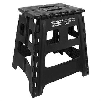 cavalletto moto pieghevole nero