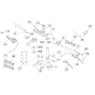 comando frizione domino originale ohvale gp0 evo 110 4 marce 22 25