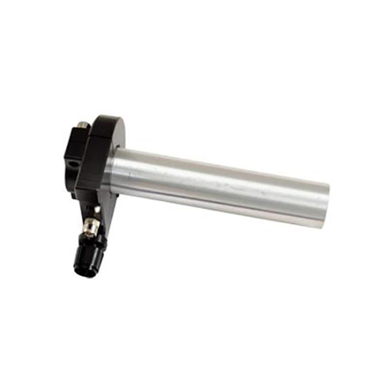 Comando Gas alluminio cnc Nero M10