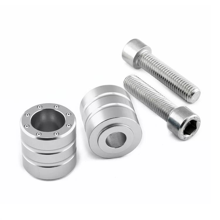 Contrappesi manubrio Bmw S 1000 R ABS (2014-2020) ergal Argento Pro Bolt