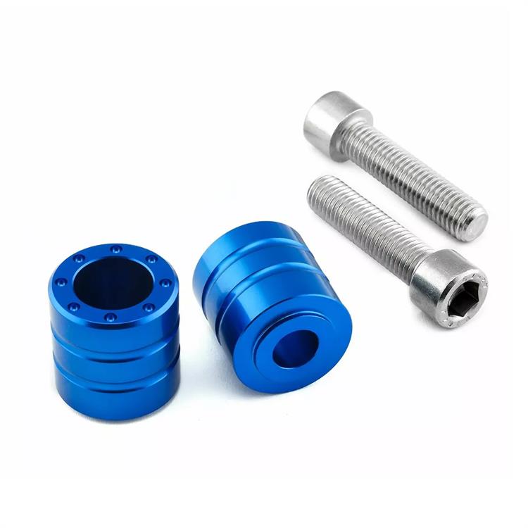 Contrappesi manubrio Bmw S 1000 R ABS (2014-2020) ergal Blu Pro Bolt