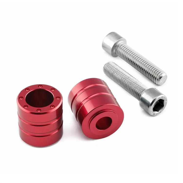 Contrappesi manubrio Bmw S 1000 RR ABS (2010-2018) ergal Rosso Pro Bolt