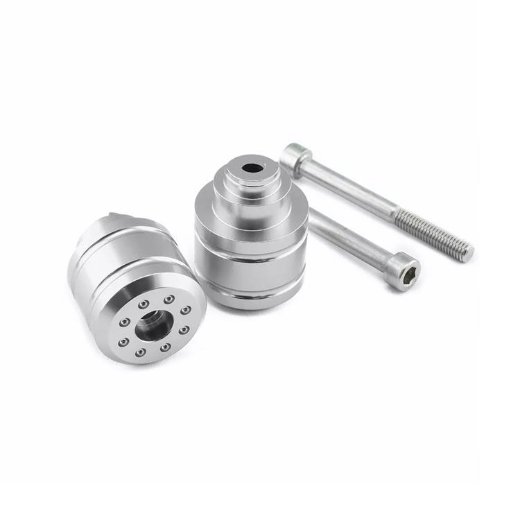 Contrappesi manubrio Honda CBR 1000 RR R ABS Fireblade SP (2020-2023) ergal Argento Pro Bolt