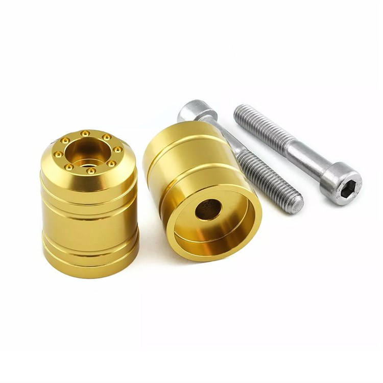 Contrappesi manubrio Kawasaki ZX 6 R 636 ABS Ninja (2013-2024) ergal Oro Pro Bolt