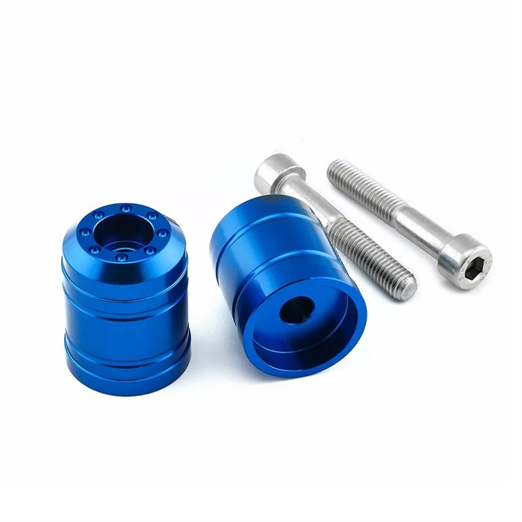 Contrappesi manubrio Kawasaki ZX 9 R Ninja (2000-2003) ergal Blu Pro Bolt