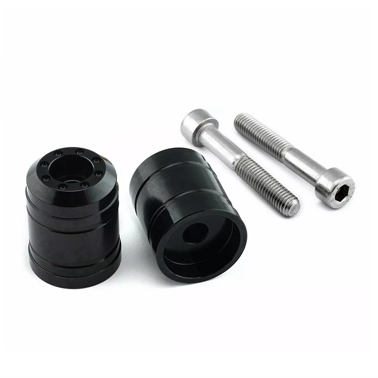 Contrappesi manubrio Moto Guzzi Griso 1100 (2005-2008) ergal Nero Pro Bolt
