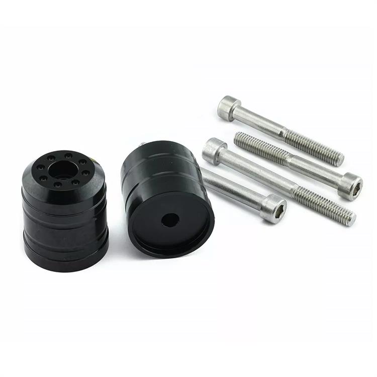Contrappesi manubrio Suzuki GSF 600 S Bandit (2000-2004) ergal Nero Pro Bolt