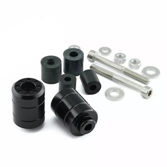 contrappesi manubrio suzuki gsf 650 abs bandit 05 06 ergal nero pro bolt