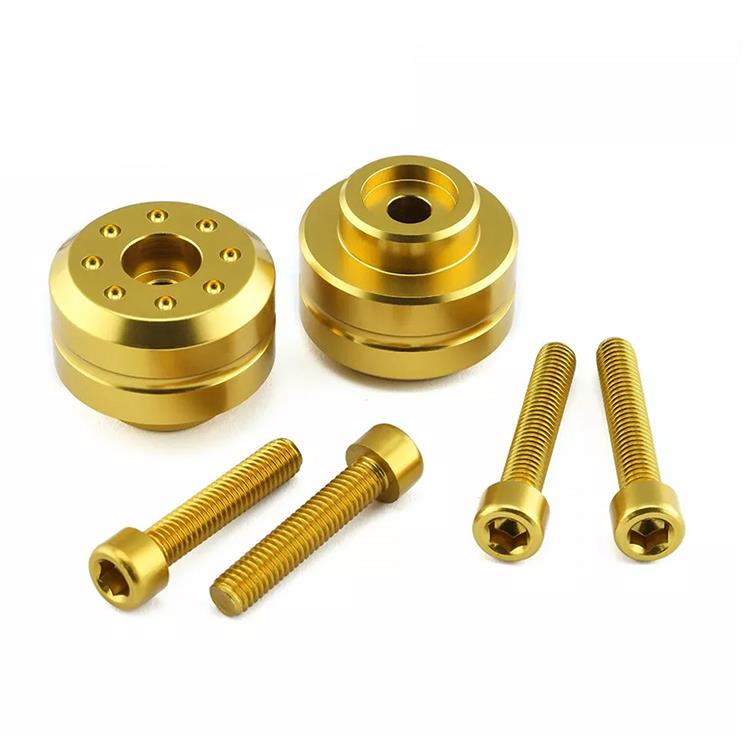 Contrappesi manubrio Yamaha FJR 1300 (2001-2005) ergal Oro Pro Bolt