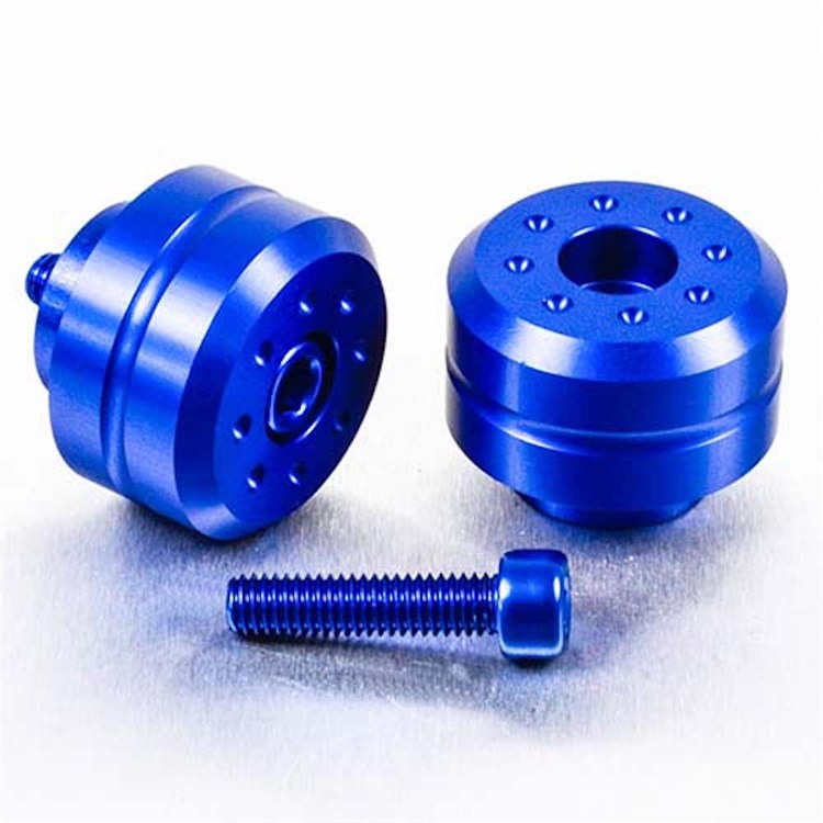 Contrappesi manubrio Yamaha FZ8 S ABS Fazer (2010-2016) ergal Blu Pro Bolt