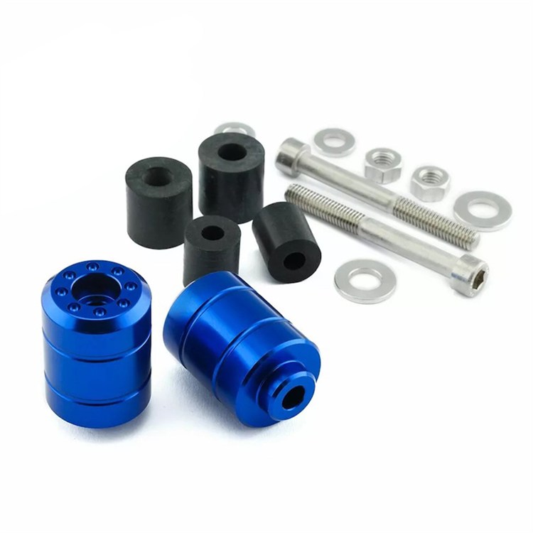 Contrappesi manubrio Yamaha WR 250 X (2008-2014) ergal Blu Pro Bolt