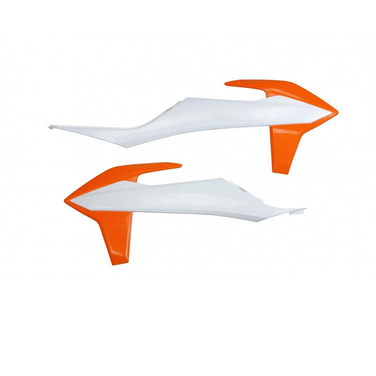 Convogliatori radiatore KTM 150 SX (2019) Bianco e Arancione