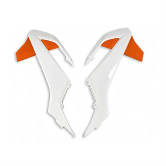 convogliatori radiatore ktm 65 sx 16 23 bianchi e arancioni