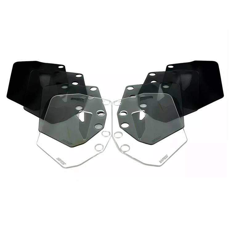 Coppia Deflettori Maggiorati WRS BMW R 1300 GS ABS Triple Black (2024) Trasparente