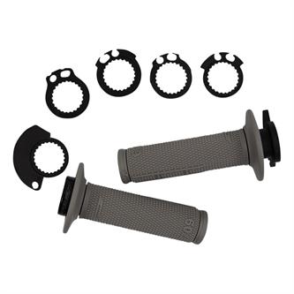 coppia manopole lock on pro grip 709 grigie
