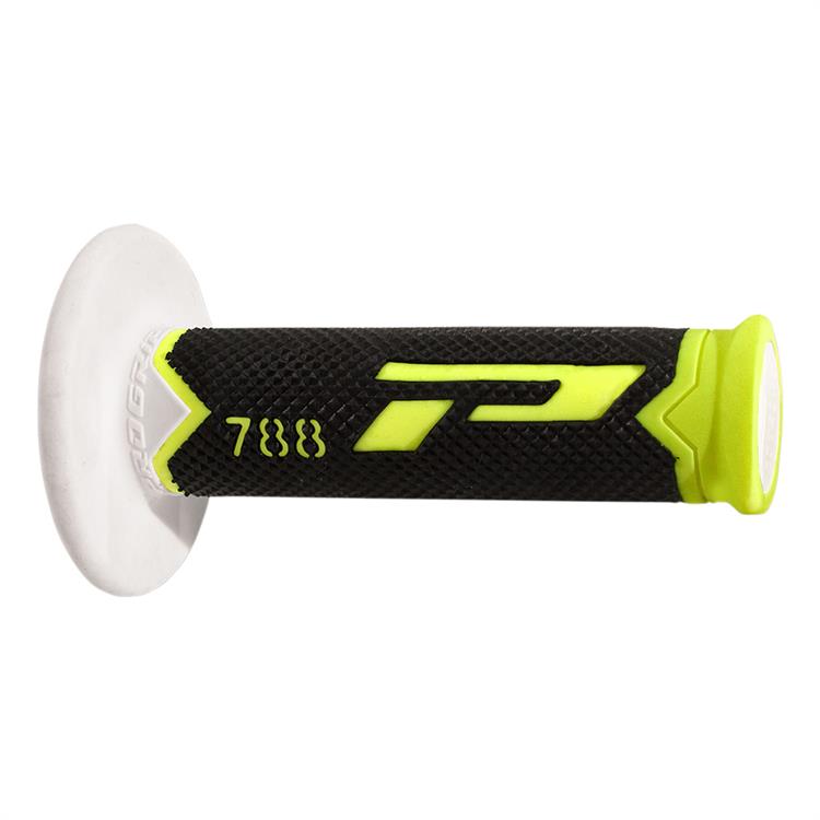 Coppia manopole Pro Grip 788 - giallo fluo nero bianco