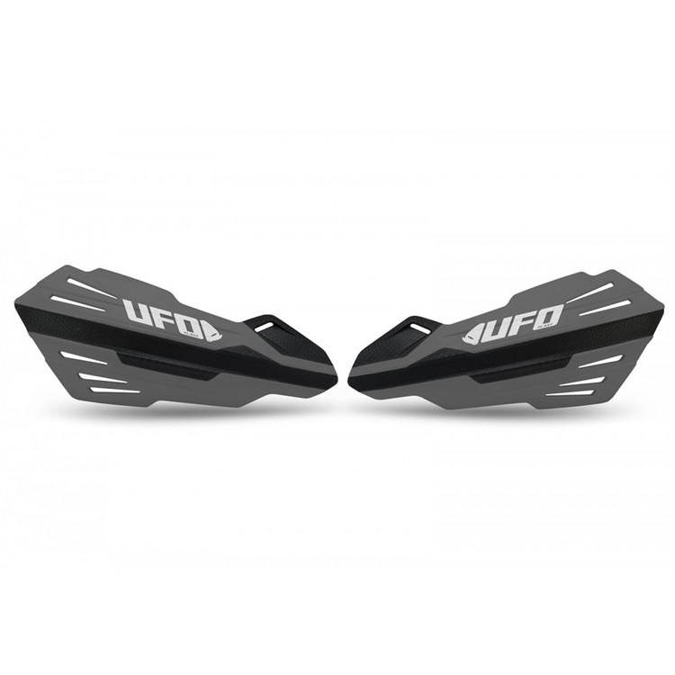 Coppia paramani UFO FERITOIE per attacchi OEM Husqvarna/KTM Grigio