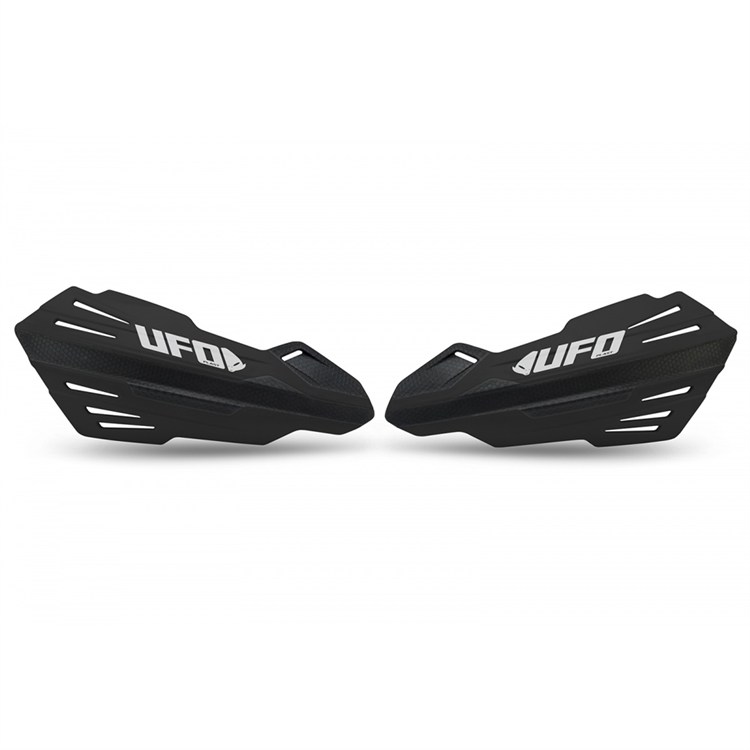 Coppia paramani UFO FERITOIE per attacchi OEM Husqvarna/KTM Nero