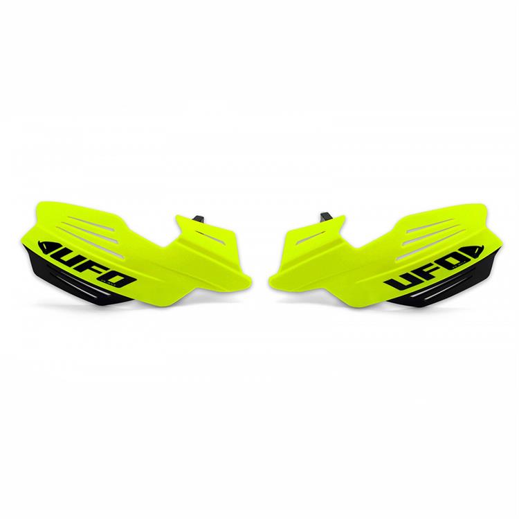 Coppia paramani UFO VULCAN universali Giallo fluo