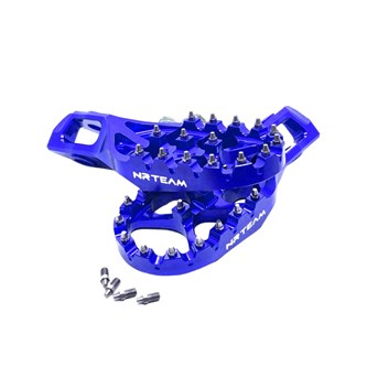 coppia pedane in ergal gasgas 250 mc 24 25 blu