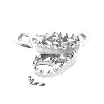 coppia pedane in ergal gasgas 450 mc f 24 25 grigie