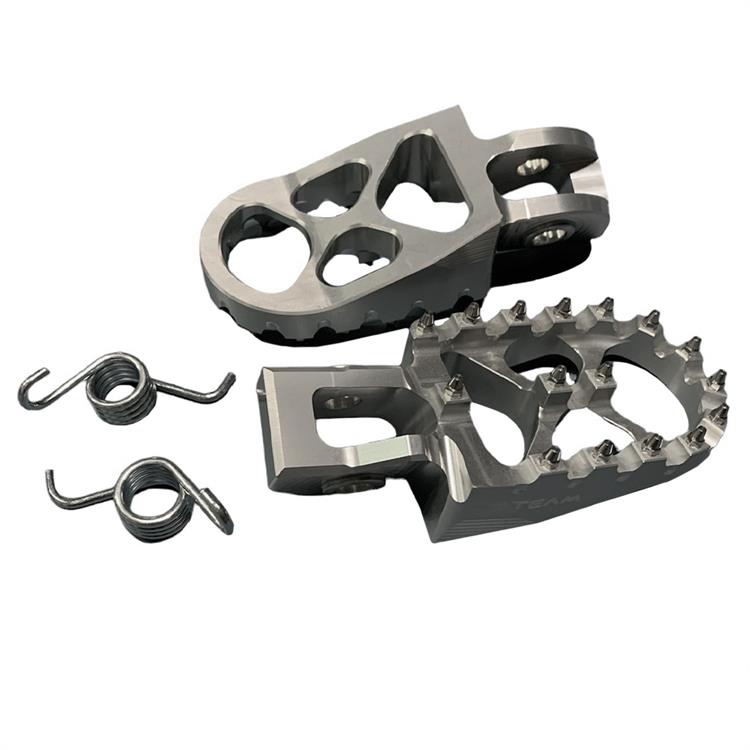 Coppia pedane in ergal Husqvarna 250 TC (17-22) Grigio