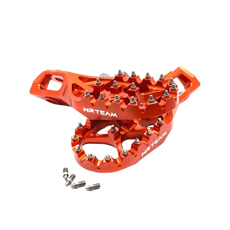 Coppia pedane in ergal KTM 125 SX (2023-2026) Arancione