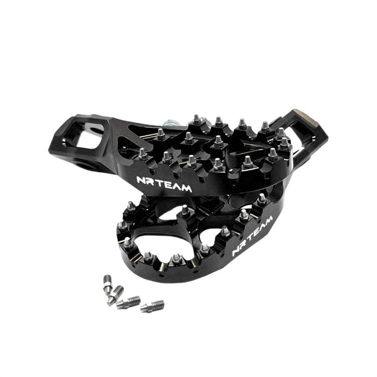 Coppia pedane in ergal KTM 450 SX-F (2023-2025) Nero