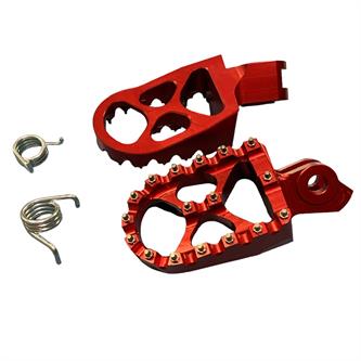 coppia pedane in ergal suzuki rmz 450 08 18 rosse