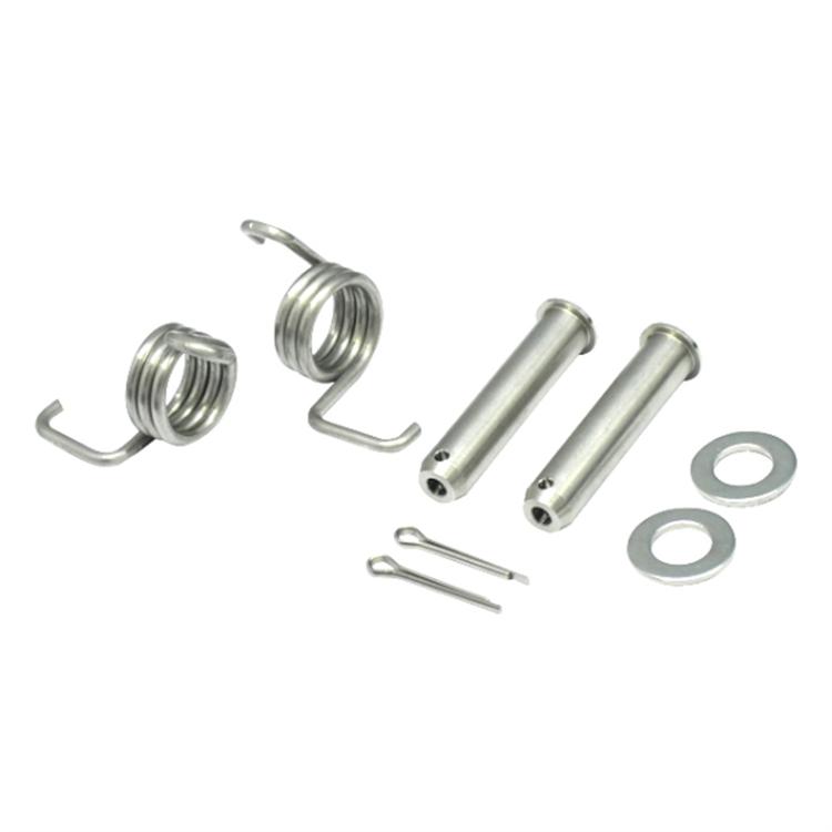 Coppia perni pedane Yamaha YZ 125 (1999-2026) + molle NRTeam