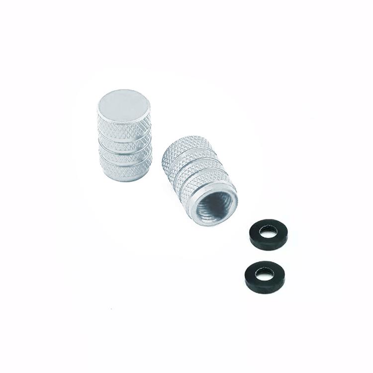 Coppia tappi valvola Bmw R 1200 GS Triple Black (2011-2012) Argento Pro Bolt