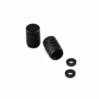 coppia tappi valvola triumph bonneville bobber 1200 abs 17 20 nero pro bolt