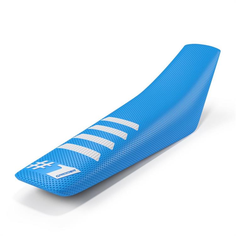 Coprisella universale Onegripper - Ribbed azzurro e bianco