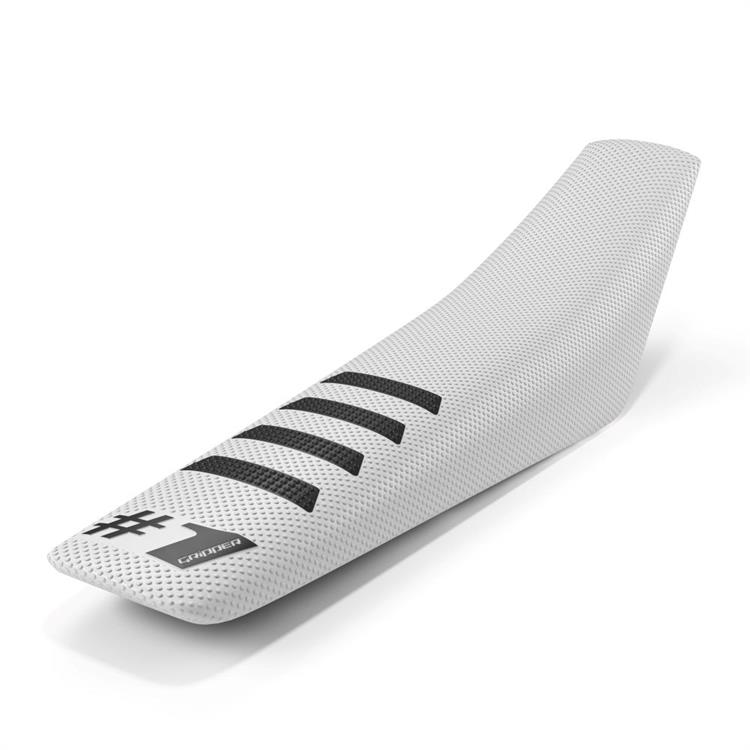 Coprisella universale Onegripper - Ribbed Bianco e Nero