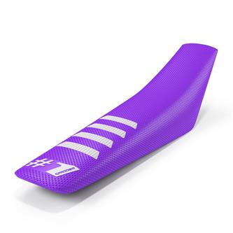 coprisella universale onegripper ribbed viola e bianco