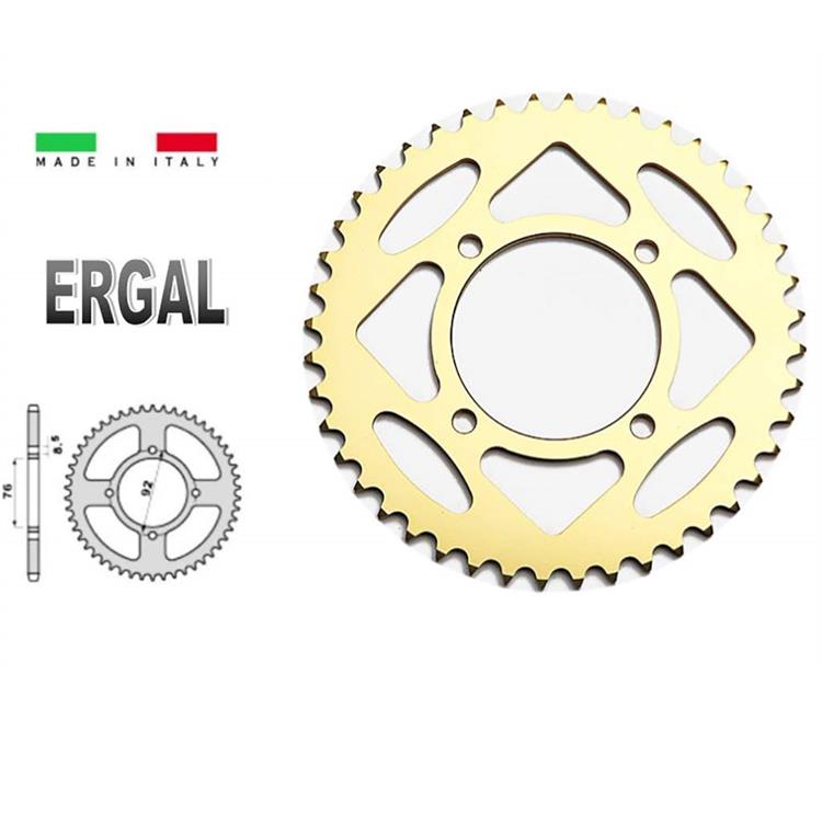 Corona ergal 420 50 4 fori PBR ORO