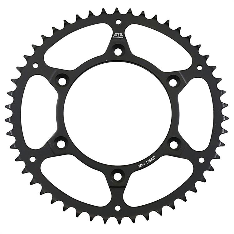 Corona JT acciaio KTM 520 SX-F (00-02) 50 denti scaricata