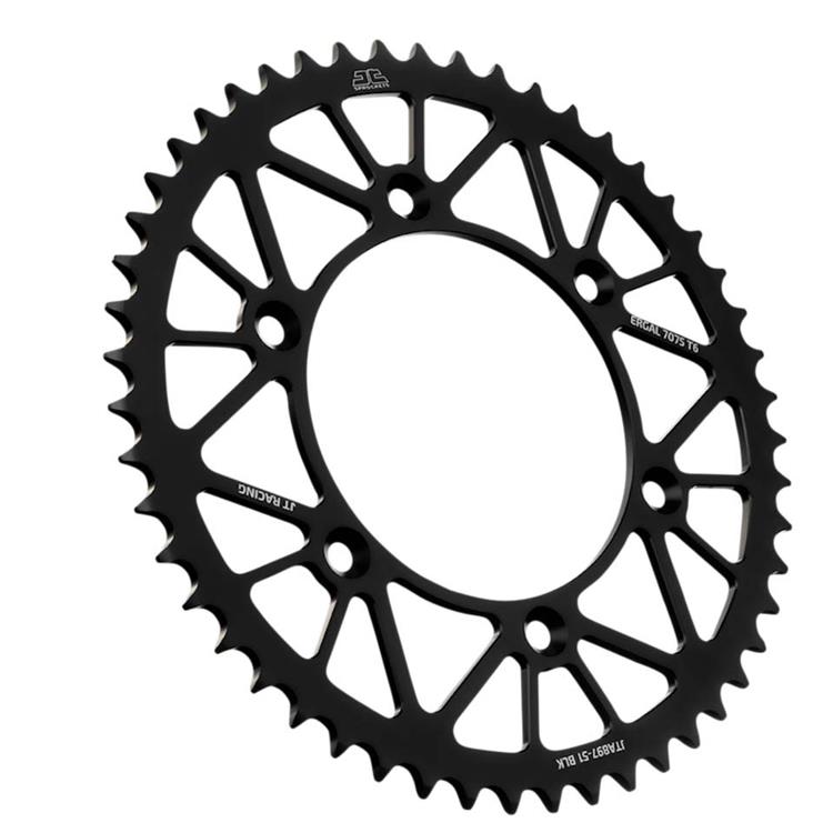 Corona JT ergal KTM 150 SX (2009-2022) 51 denti Nero